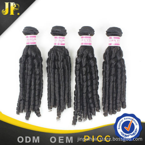 JP Hair soft and smooth 7a no split stop quality hair spiral curl hair weft